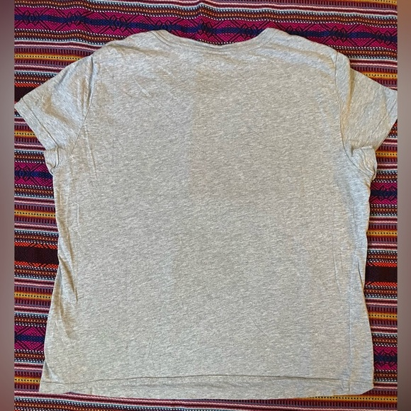 Calvin Klein Top,Calvin Klein Gray Logo Tee - Picture 2 of 9